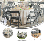 Flash Furniture Hercules Set of 2 Kids Gray Resin Folding Chairs - Image 6