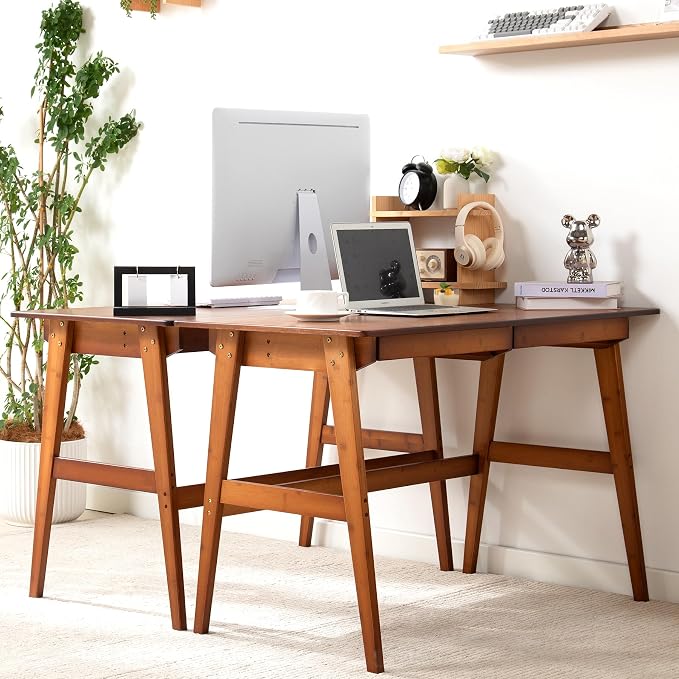 Nnewvante Desk, Bamboo Table - Image 4
