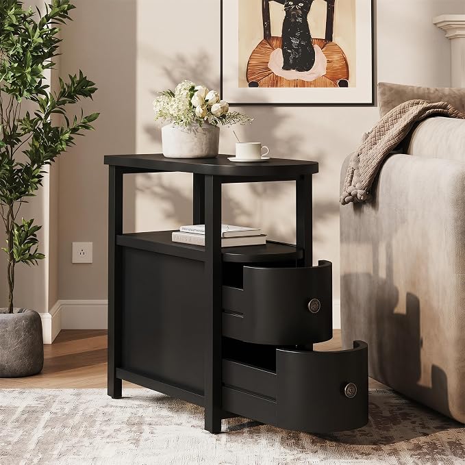 LITTLE TREE Solid Wood End Table by LITTLETREE