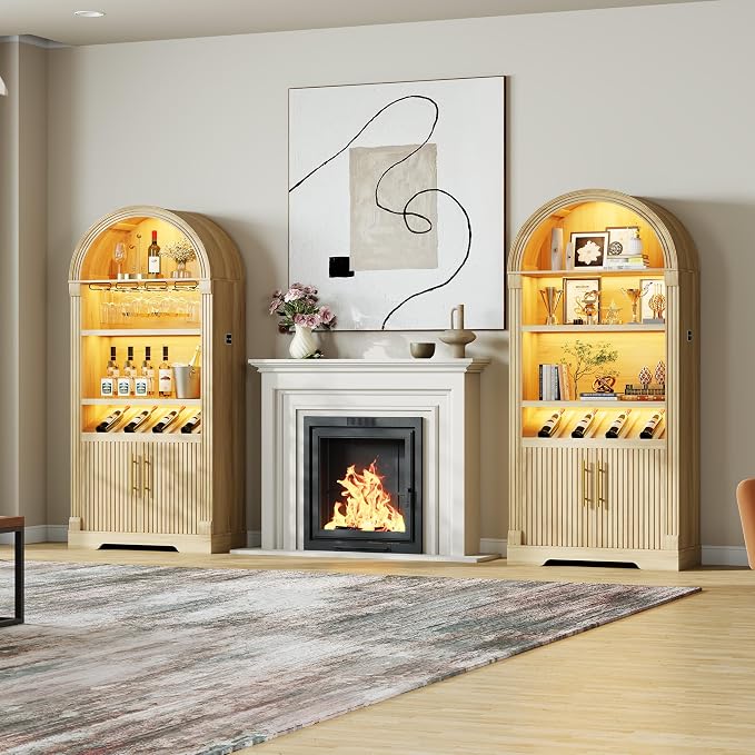 Vlsrka Arched Cabinet, Kitchen Pantry Cabinets - Image 9