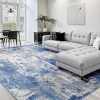 RELEANY Washable 6'x8' Abstract Area Rug - Image 2