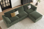 EASE MOOSE Oversized Sectional Modular Sofa, Deep Seat Modular Sectional Cloud - Image 3