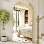 HARRITPURE 76"x34" Arched Full Length Mirror, Floor Mirrors - Image 6