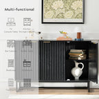 EYYTHUNG Fluted Storage Cabinet - Image 6