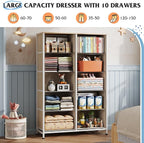 WLIVE Tall Dressers for Bedroom - Image 4