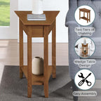 Convenience Concepts American Heritage Wedge End Table 24" - Image 5