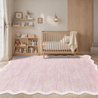 GarveeHome Scalloped Washable Area Rugs 8x10 Rugs - Image 2