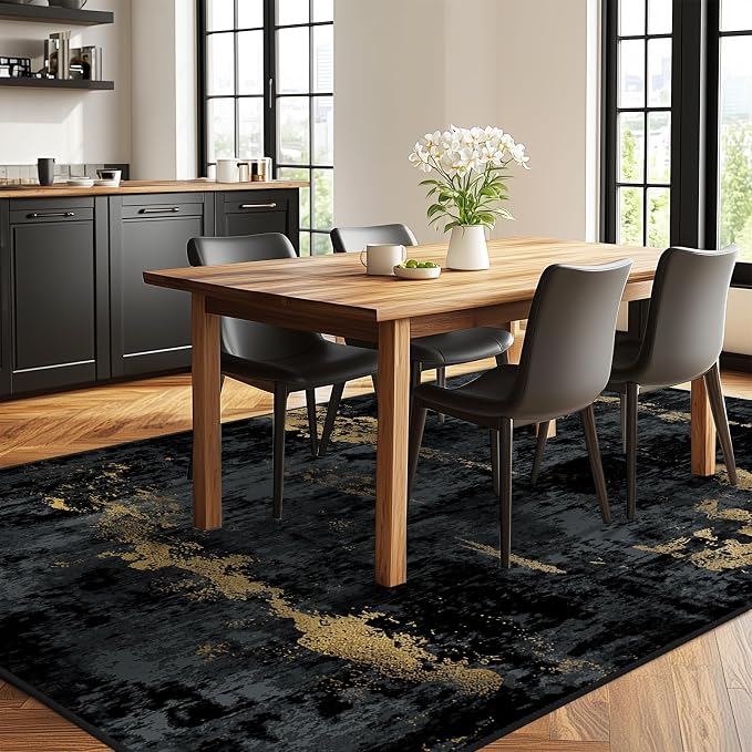 RELEANY Washable 10'x12' Abstract Area Rug - Image 3