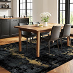 RELEANY Washable 10'x14' Abstract Area Rug - Image 3