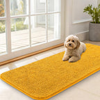 OLANLY Dog Door Mat for Muddy Paws 47x20, Super Absorbent Chenille Mud Mat | by OLANLY