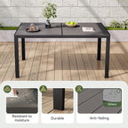Aoxun 7-Piece Patio Table and Chairs Set - Image 5