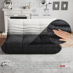 WHGBJA Bean Bag Chairs for Adults, Memory Foam Couch Loveseat Sofa Chair - Image 3