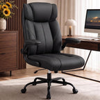 Office Chair, Leather Ergonomic Computer Desk Chair by Unknown