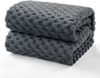 EXQ Home Gentle Soft Fleece Throw Blanket – Cozy Lightweight 3D Imitation - Image 2