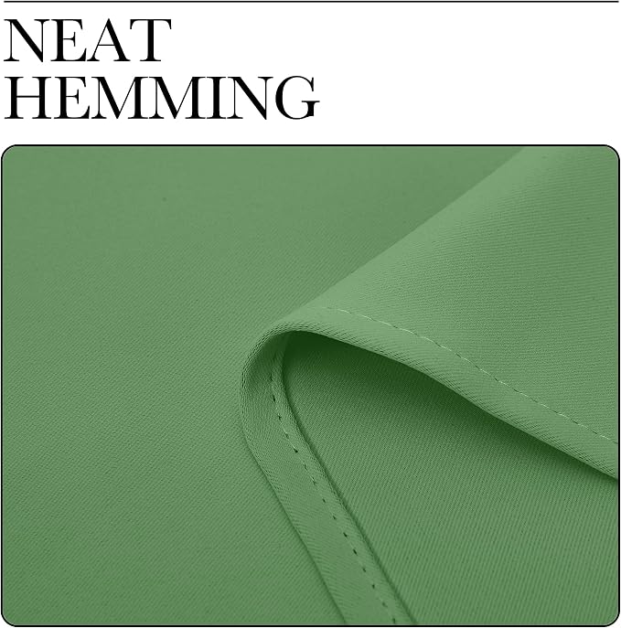 NICETOWN Froest Green Blackout Curtains 48 inches Length - Image 6