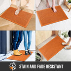 Sturdy Front Door Mat, Absorbent Muddy Dirt Resist Welcome Door Mats Outdoor - Image 4