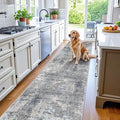 3x15 Ft Long Hallway Runner Rug Non-Slip Washable Wide Kitchen Runner | Modern by BYYVOORugsforYourHome