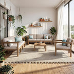 Stoog Patio Furniture Set, 6-Piece Modular Outdoor Sectional Sofa - Image 9