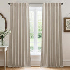 RYB HOME Extra Long Linen Curtains by RYBHOME