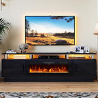 80" TV Stand for Living Room, Large Entertainment Center & Media Console - Image 5