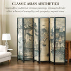 MyGift 6 Panel Room Divider Privacy Partition - Image 2