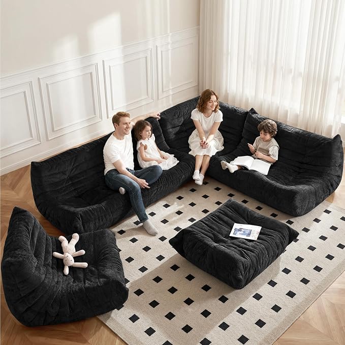 Bean Bag Chair, Memory Foam Bean Bag Chairs - Image 2
