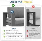 Wisteria Lane Metal Patio Furniture Set - Image 6