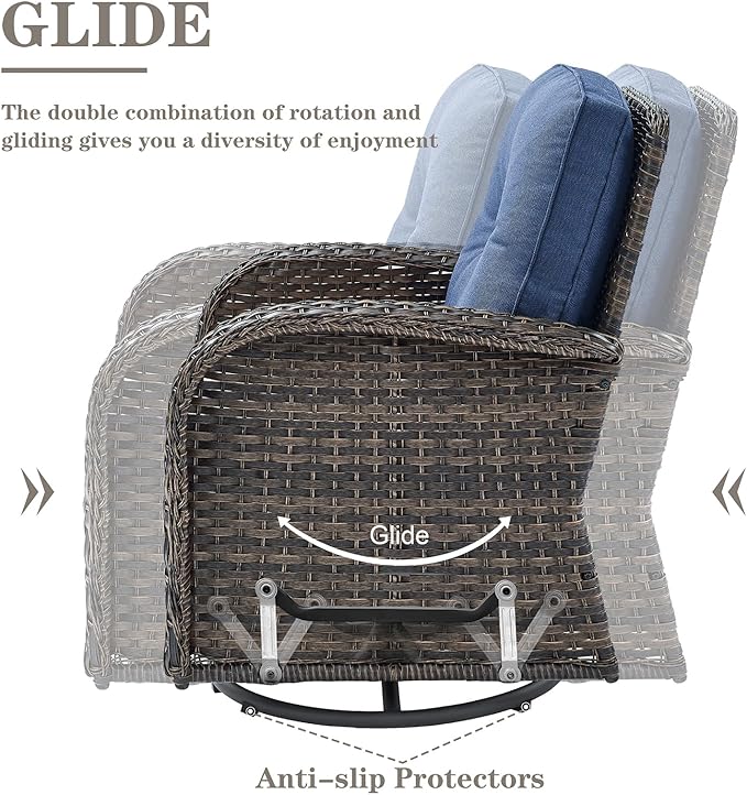 Belord 6 Piece Patio Conversation Sets - Image 5