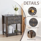 Nightstand, Farmhouse Bedside Table - Image 6