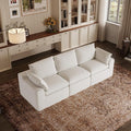 Novilla 104.3" Modular Cloud Couch, Modern Sectional Sofa by Novilla