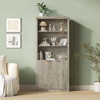 GarveeHome Tall Book Shelf and Bookcase, 31.5" Wide Wooden Bookcase - Image 7