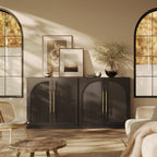 BELLEZE Set of 2 Modular Sideboard by BELLEZE
