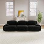 Boneless Sectional Couch, No Assembly Required, 117.3” Modular Cloud Sofa - Image 2