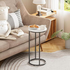 C Shaped End Table, Couch Side Tables - Image 2