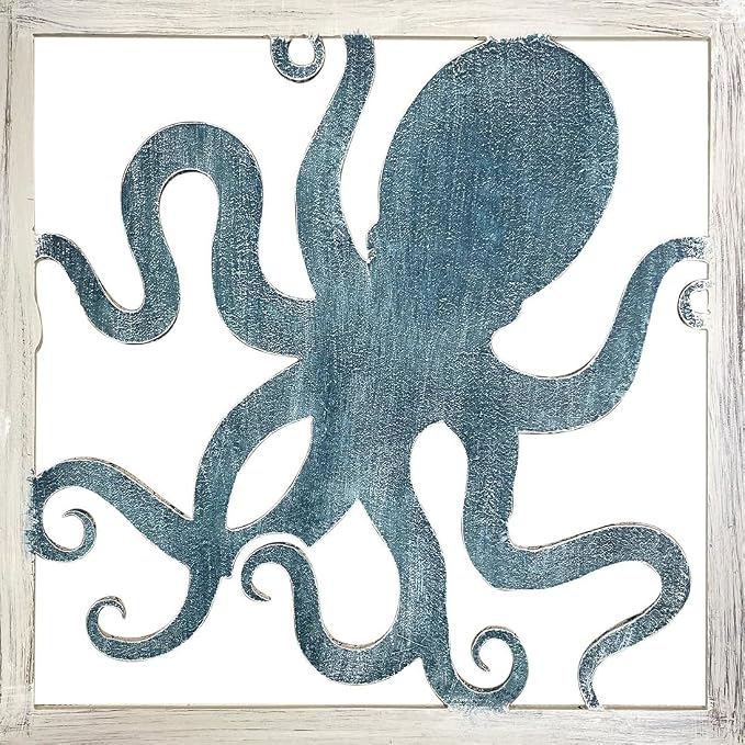 Furniture Barn USA Cottage and Deep Sea Square End Table - Image 2