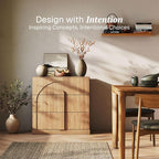 BELLEZE Bookcase with 3 Drawers, Modern Book Shelf with Wide Wooden Handle - Image 4