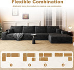 AUGOP 136" Sectional Couches for Living Room Modern Modular Sofa - Image 7