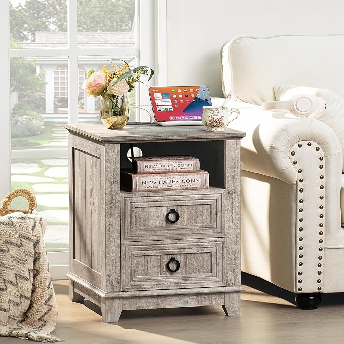 Joaxswe 18" Farmhouse Night Stand - Image 3