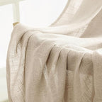 MIULEE Light Taupe Linen Curtains 52x90 Inch Long - Image 6