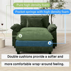 Oprisen 53" Modular Sectional Sofa, Comfy Cloud Couch Sectional Sofa - Image 3