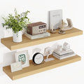 Acovy 36 Inch Floating Shelves, 3D Textured Wood Grain, Wooden Shelves by Acovy
