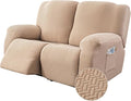 Genina Recliner Loveseat Cover Stretch Couch Covers Sofa slipcover by Genina
