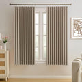 Pleated Blackout Curtain Drapes by KEQIAOSUOCAI