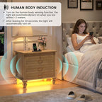 FREDEES 25.6'' Wide Bedside Table - Image 4