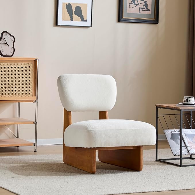 Accent Chairs Set of 2, Mid-Century Modern Chair - Image 4