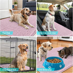 OLANLY Dog Door Mat for Muddy Paws 59x24, Super Absorbent Chenille Mud Mat | - Image 7