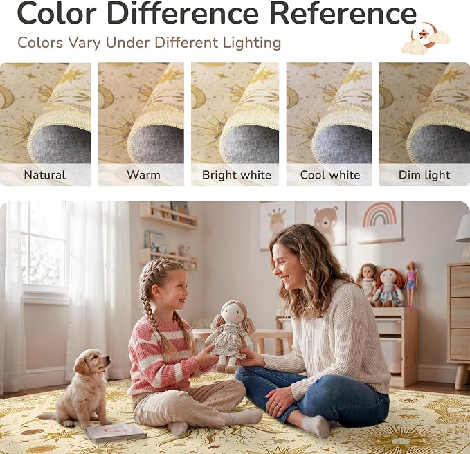 Vacuum-Friendly, 2x10 Washable Area Rug - Image 6
