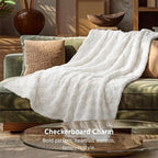 Bedsure GentleSoft White Throw Blanket - Image 3