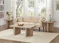 Roundhill Furniture Mchome 3-Piece Coffee Table Set, Coffee Table and Two End by RoundhillFurniture