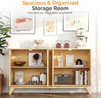 VINGLI Modern TV Stands for 65 inch tvs, Mid Century TV Stand - Image 4